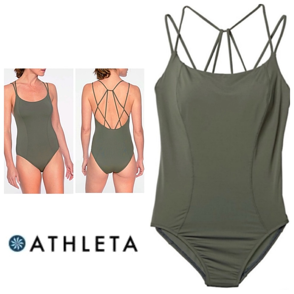 ATHLETA Cortes One Piece Swimsuit XL Swim Swimsuit NWTS-$100 - Picture 3 of 7